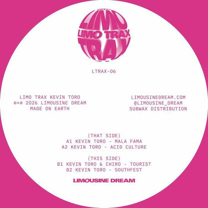 Kevin Toro - Limo Trax (12")
