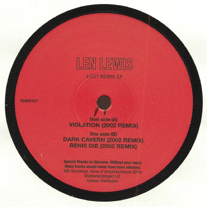 LEN LEWIS - Lost Remix (EP)