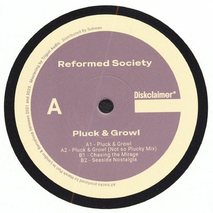 REFORMED SOCIETY - Pluck & Growl (12")