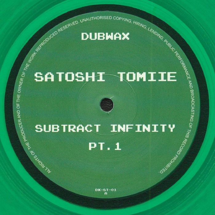 SATOSHI TOMIIE - Subtract Infinity Part 1 (12")
