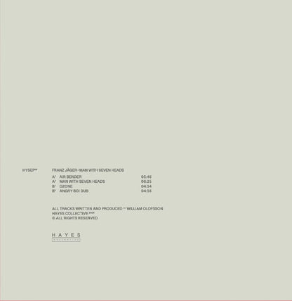 Franz JÄGER - Man With Seven Heads (EP)
