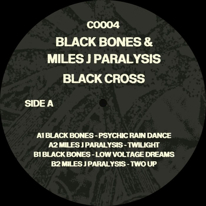 BLACK BONES / MILES J PARALYSIS - Black Cross (12")