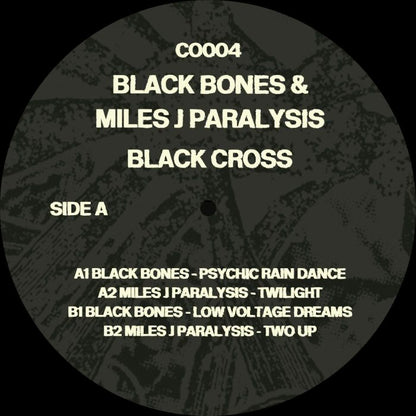 BLACK BONES / MILES J PARALYSIS - Black Cross (12")