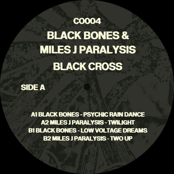 BLACK BONES / MILES J PARALYSIS - Black Cross (12")