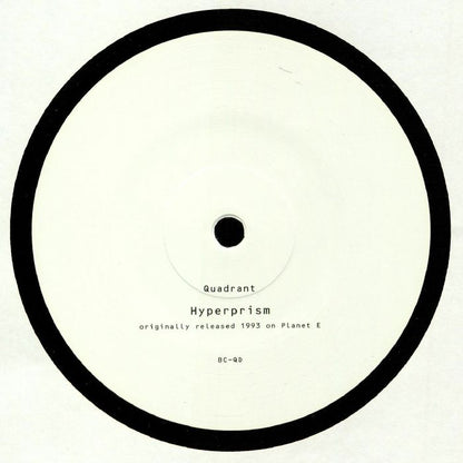 Quadrant Infinition 12-inch Vinyl Reissue: Classic Detroit Techno EP