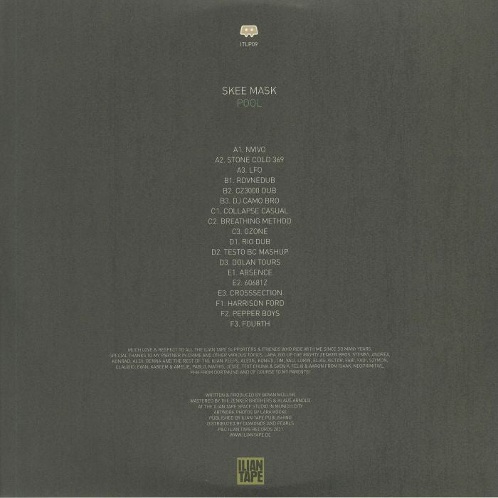 Skee Mask Pool Heavyweight Vinyl 3XLP Ilian Tape Techno Album