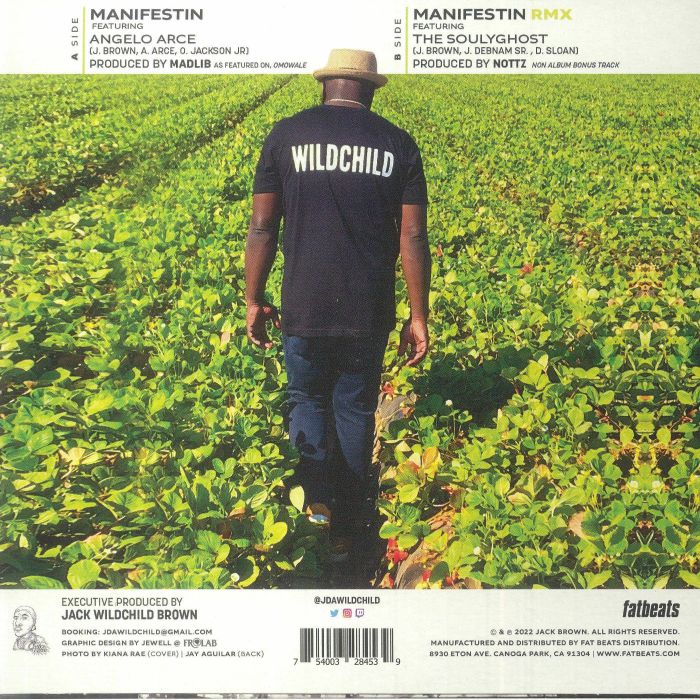 WILDCHILD - Manifestin Clear 7-inch Vinyl: Essential Hip Hop R&B Remixes