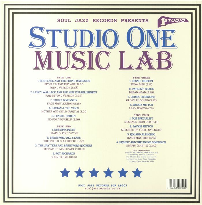 VARIOUS - Studio One Music Lab (2xLP)