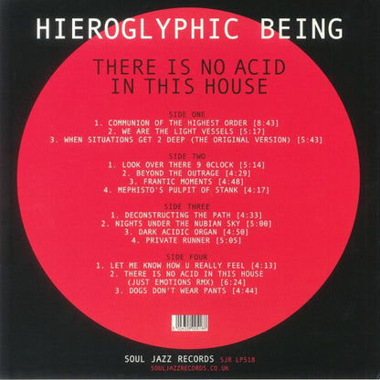HIEROGLYPHIC BEING - There Is No Acid In This House (2xLP)
