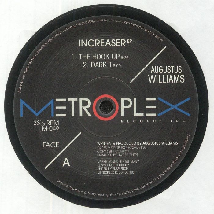 AUGUST WILLIAMS - Increaser (EP)