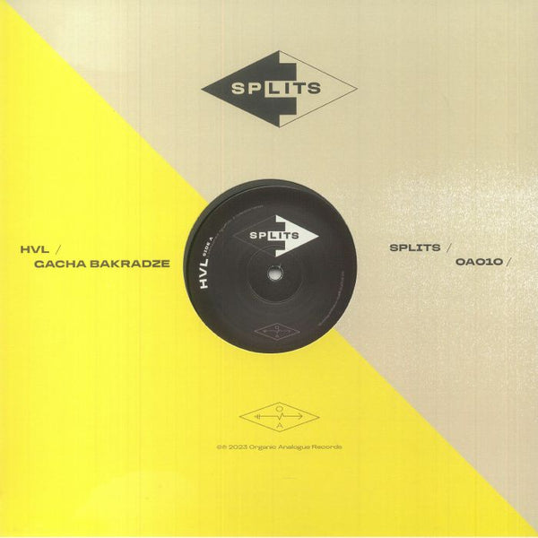 HVL and Gacha Bakradze Splits 12 Inch Techno Vinyl EP