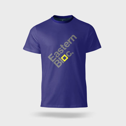 EASTERN BLOC | T Shirt (Blue, Yellow Square)