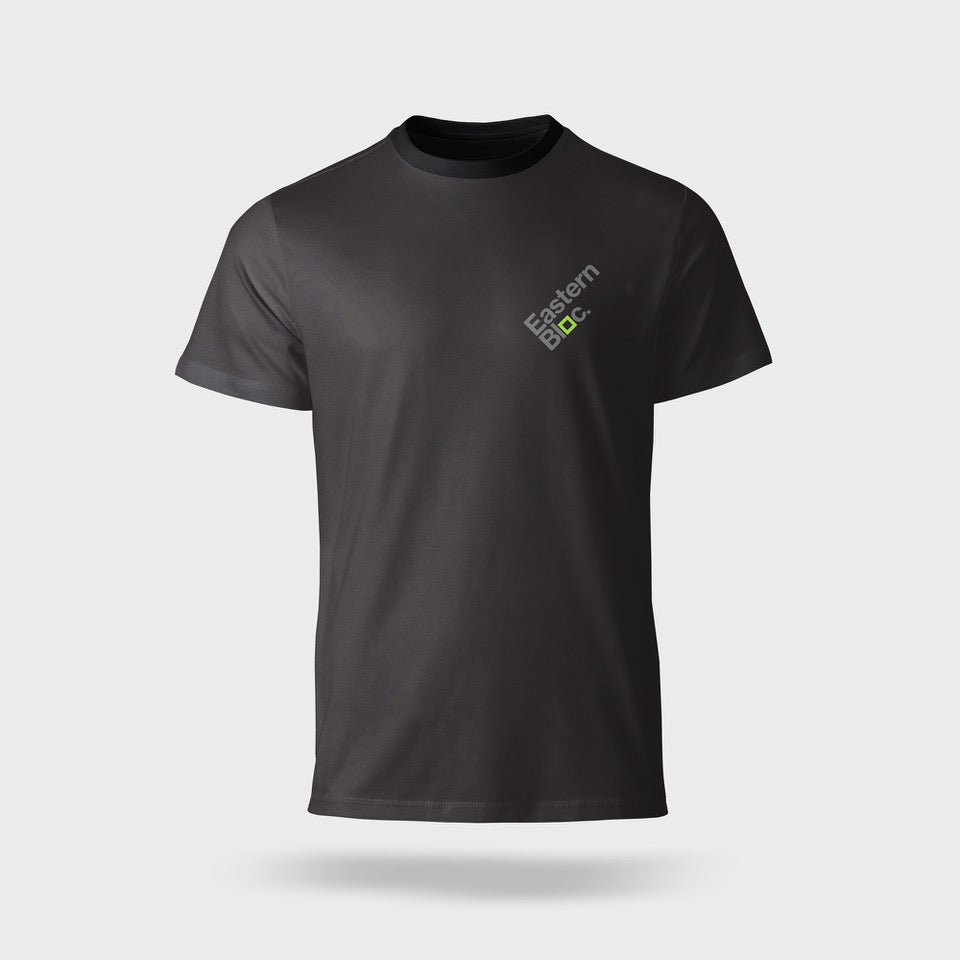 EASTERN BLOC | T Shirt (Black, Green Square)