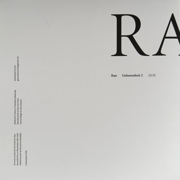 RAN - Gelassenheit 2 (EP) (incl. LTD. Edition 01 / 01.5 Art Prints)