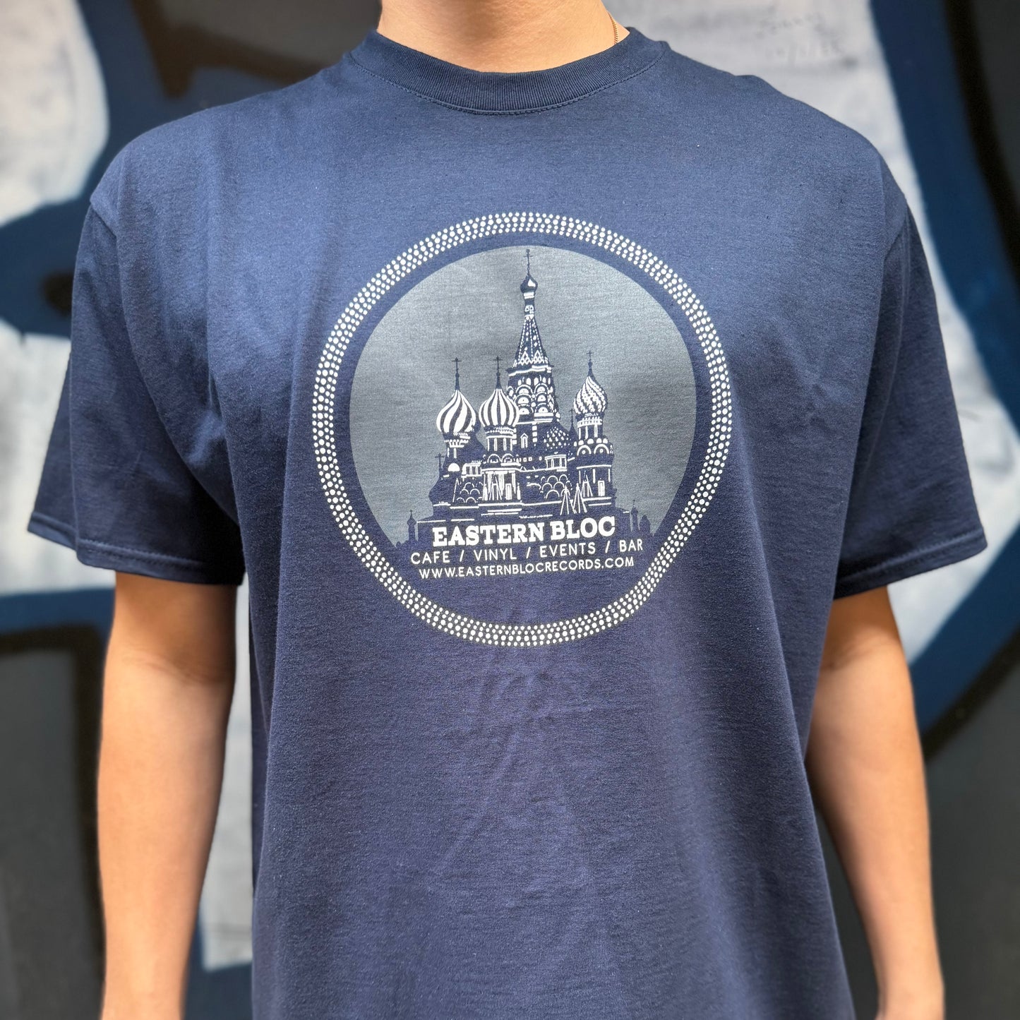 E Bloc Classic Logo T-Shirt (Blue / White)