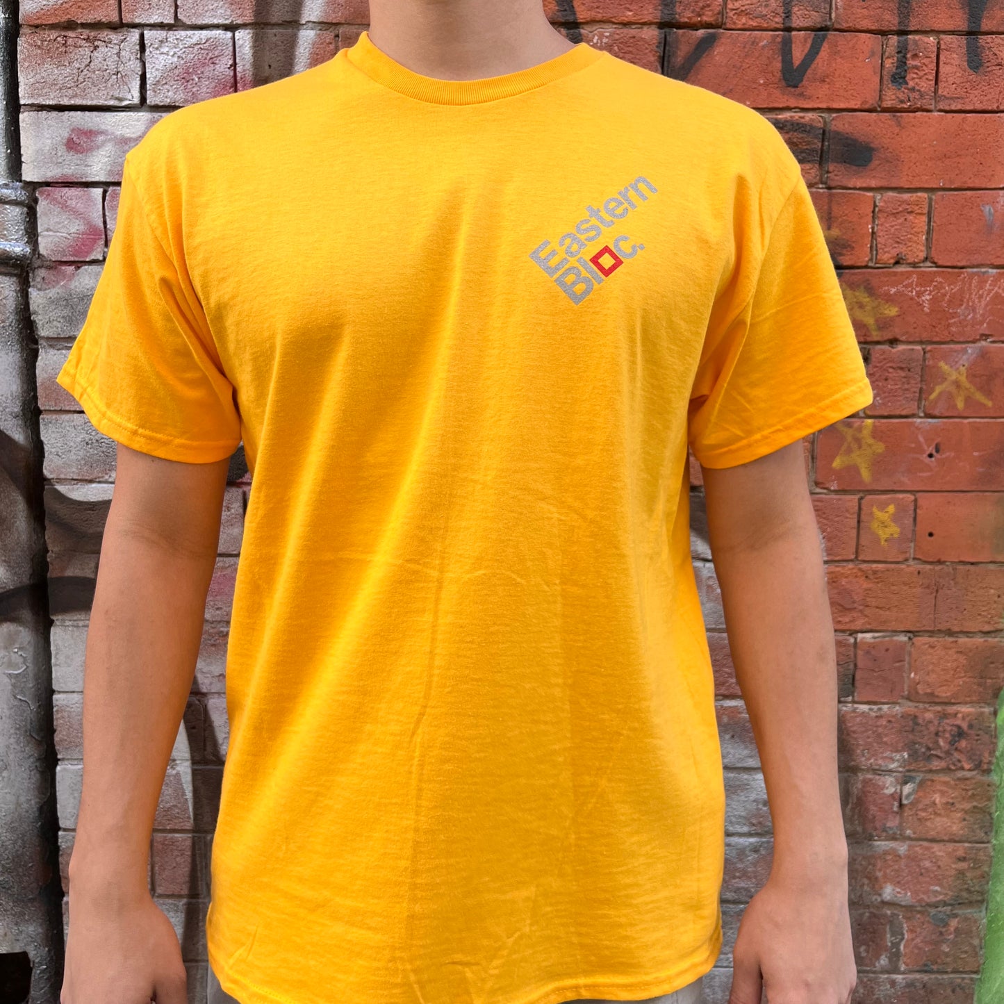 EASTERN BLOC | T Shirt (Yellow, Red Square)