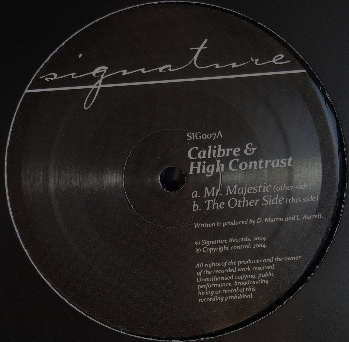 CALIBRE & HIGH CONTRAST - Mr Majestic (PRE ORDER)