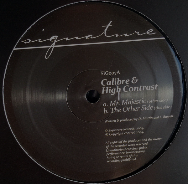 CALIBRE & HIGH CONTRAST - Mr Majestic (PRE ORDER)