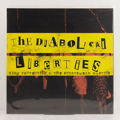 The Diabolical Liberties album cover with yellow ransom note style text on black background