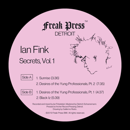 IAN FINK - Secrets Vol. 1 (EP) (PRE ORDER)