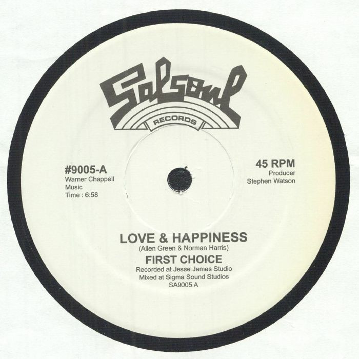 FIRST CHOICE - Love & Happiness (RON HARDY Edit)