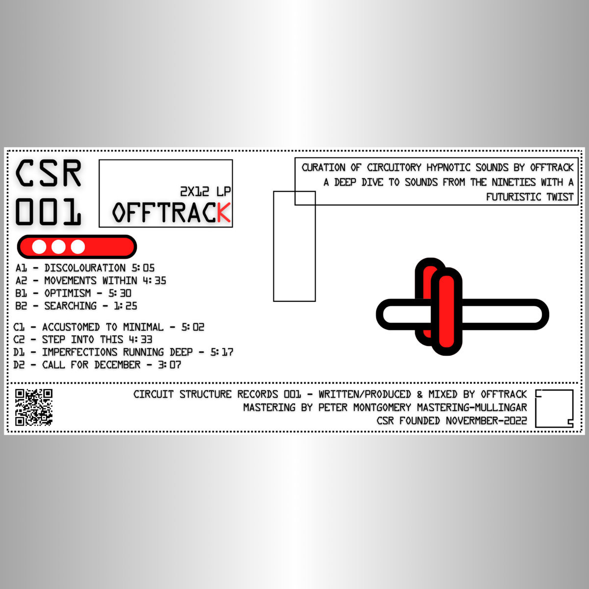 OFFTRACK - CSR 001 (2 x LP)