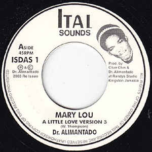DOCTOR ALIMANTADO - Mary Lou / A Little Melodica (7")