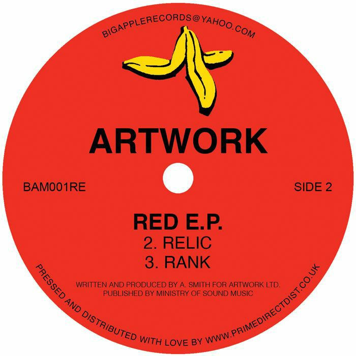 ARTWORK - Red EP (*Reissue*) (Pre Order)