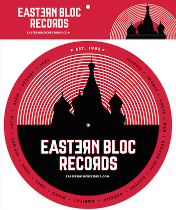 EASTERN BLOC RECORDS - 2 x SLIPMATS
