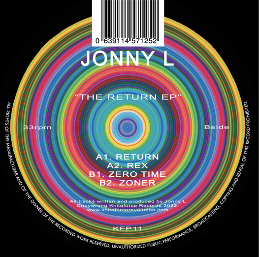 JONNY L - The Return EP 