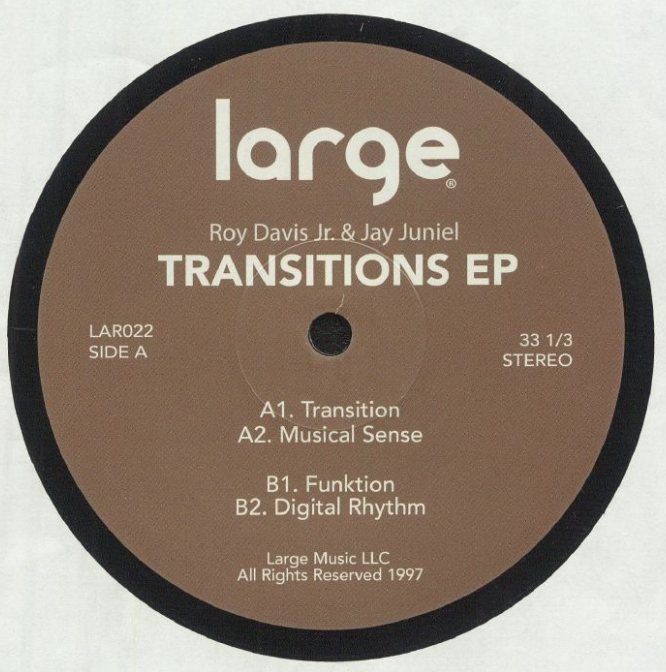 ROY JR DAVIS / JAY JUNIEL - Transitions EP (reissue)
