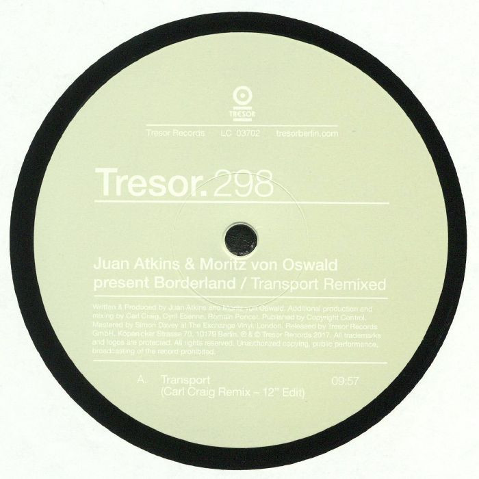 JUAN ATKINS / MORITZ VON OSWALD - Transport (Remixed)